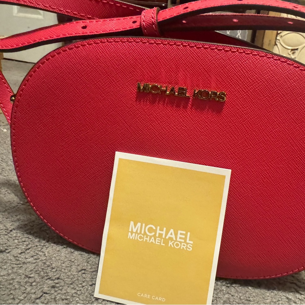 Michael Kors Vibrant Red Crossbody Bag